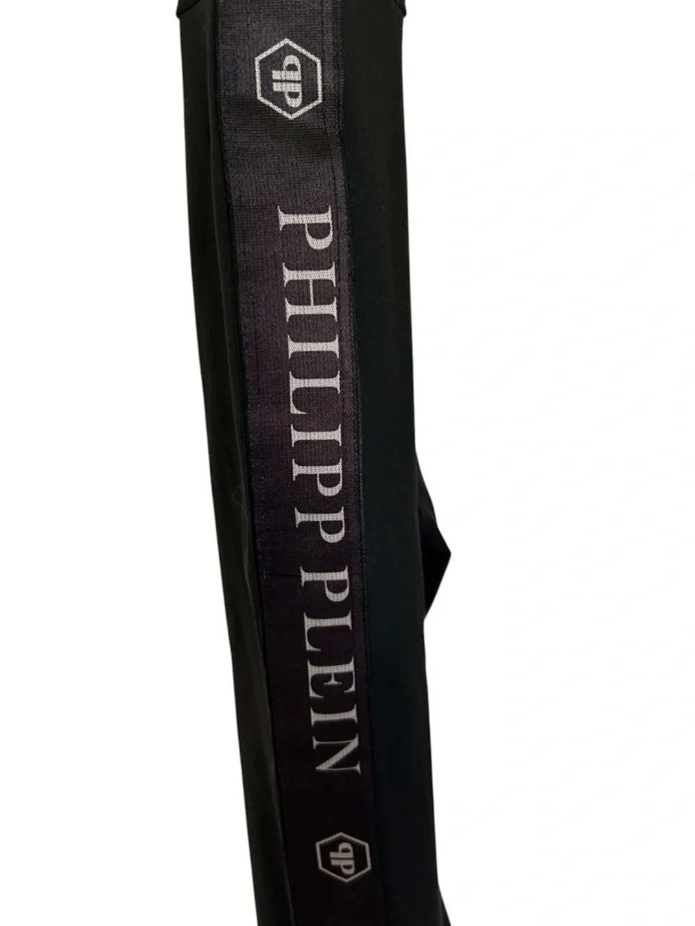Philipp Plein Black Logo Flare Stretch Jumpsuit $1290. Luxury Designer  Size XS - Picture 4 of 6